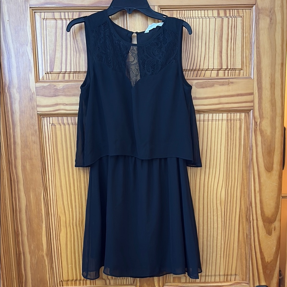 BCBGeneration Blue Sleeveless Mini Sundress